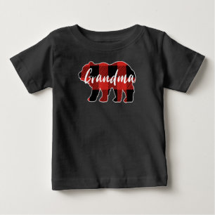 Camiseta De Bebé Familia Valentine Matando Búfalo Jugado Abuela