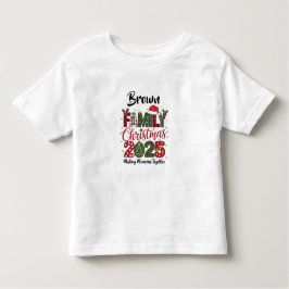 Camiseta De Bebé  Family Christmas 2025 customizable Matching