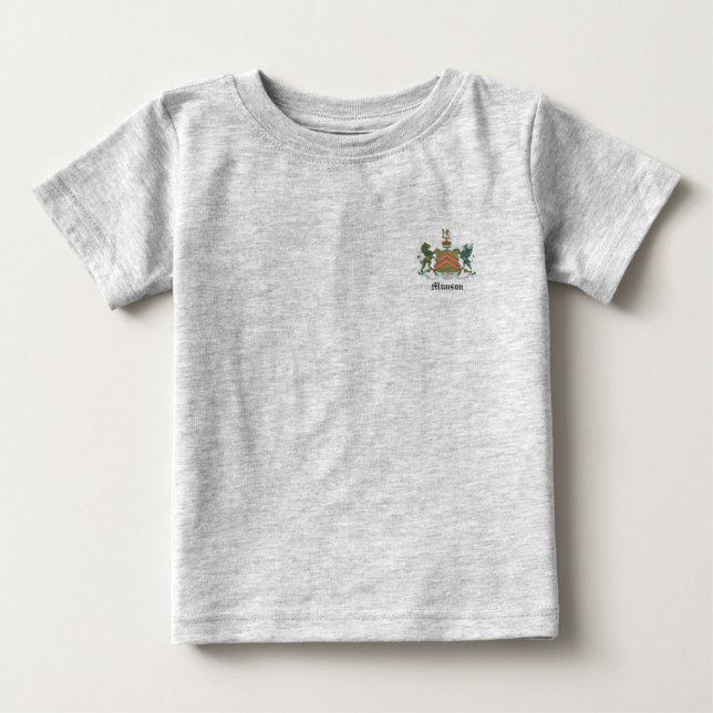 Camiseta De Bebé Family Crest Toddler Shirt (Anverso)