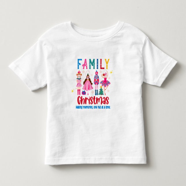 Camiseta De Bebé Family Group Funny Christmas , Nutcracker Ballet (Anverso)