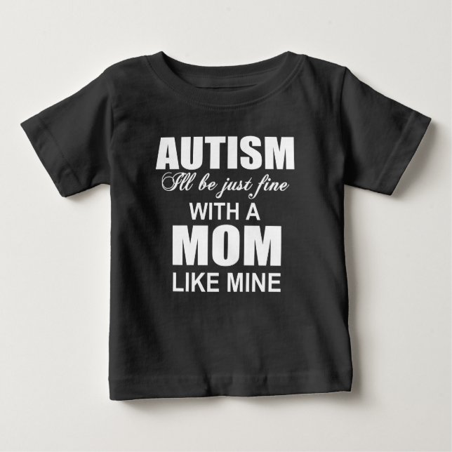 Camiseta De Bebé Famosa madre del autismo (Anverso)
