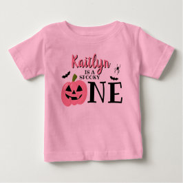 Camiseta De Bebé Famoso primer cumpleaños de Halloween