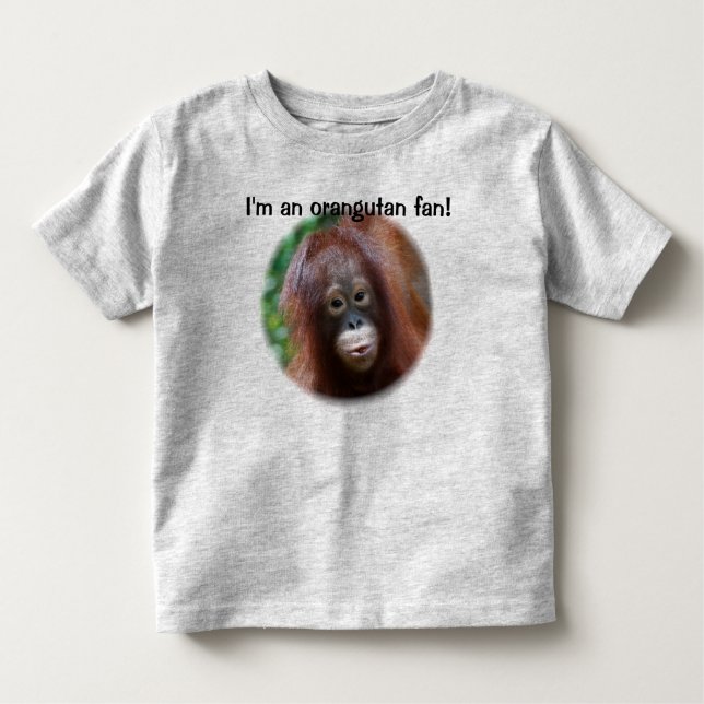 Camiseta De Bebé Fan del orangután (Anverso)
