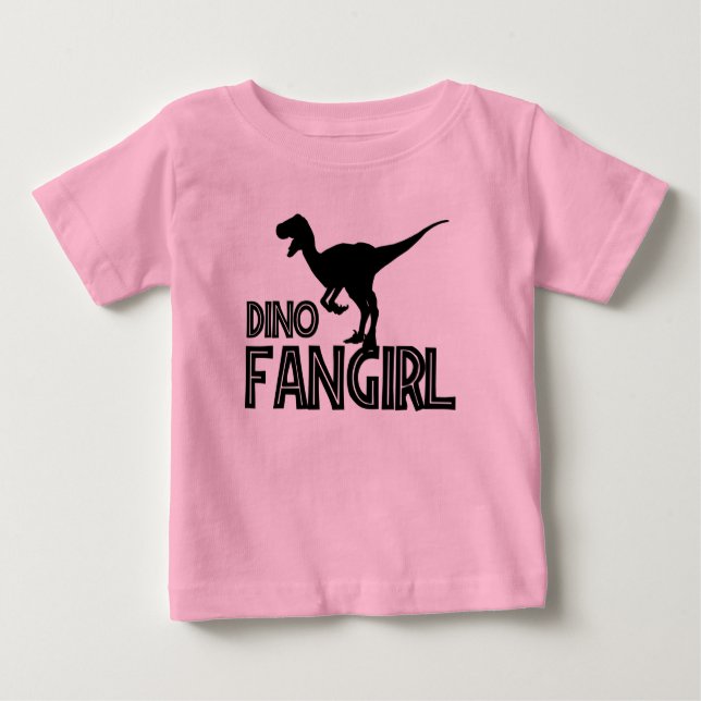 Camiseta De Bebé Fanática de los dinosaurios - Amante de los dinosa (Anverso)