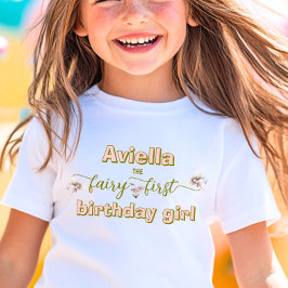 Camiseta De Bebé Fantasia Hada Primera Flor Silvestre 