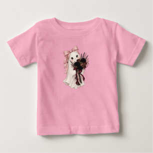 Camiseta De Bebé Fantasma Coqueta Elegante