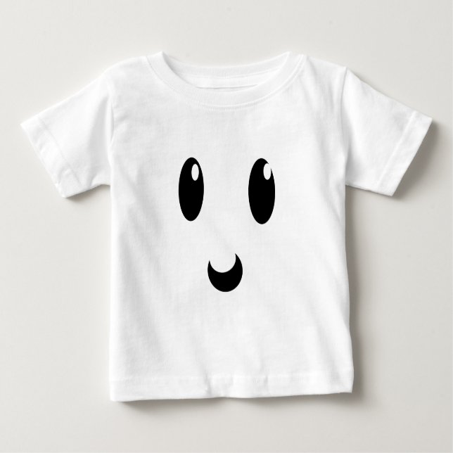 Camiseta De Bebé Fantasma Cuta (Anverso)