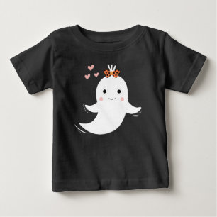 Camiseta De Bebé Fantasma Cuta