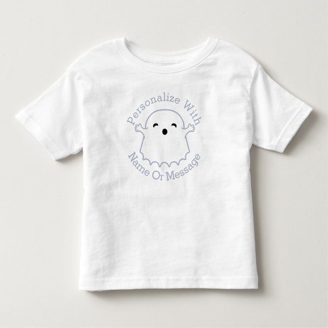 Camiseta De Bebé Fantasma Cuta PERSONALIZADA (Anverso)