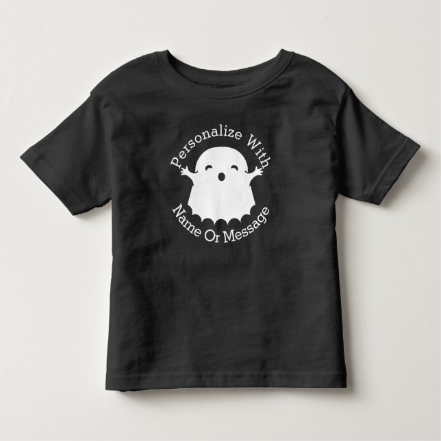 Camiseta De Bebé Fantasma Cuta PERSONALIZADA (Anverso)