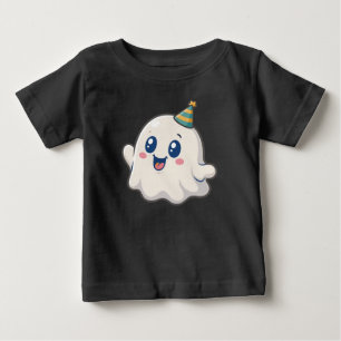 Camiseta De Bebé Fantasma de Dibujos Animados Adorable