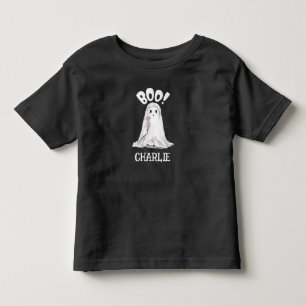 Camiseta De Bebé Fantasma de Halloween con Lollipop personalizado