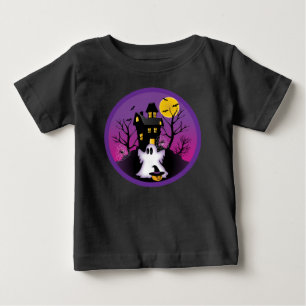 Camiseta De Bebé Fantasma espeluznante de Halloween