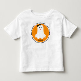 Camiseta De Bebé Fantasma femenino Halloween personalizado