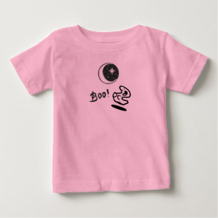 Camiseta De Bebé Fantasma Lunar Boo