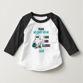 Camiseta De Bebé Fantasma personalizado de la alarma de la alergia