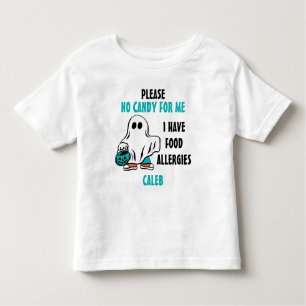 Camiseta De Bebé Fantasma personalizado de la alarma de la alergia
