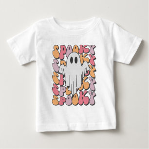 Camiseta De Bebé Fantasma retro fantasmal