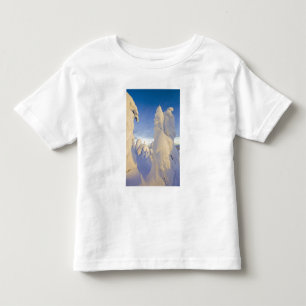 Camiseta De Bebé Fantasmagorías de nieve al atardecer en Whitefish