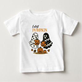Camiseta De Bebé Fantasmas de calabaza cutáneas