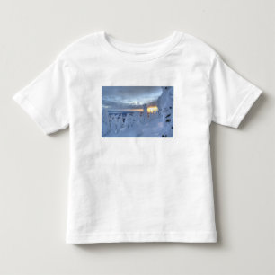 Camiseta De Bebé Fantasmas de nieve al atardecer en Whitefish Mount