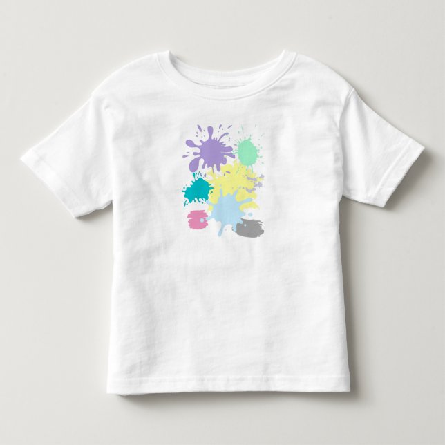 Camiseta De Bebé Farbflecken T-shirt (Anverso)