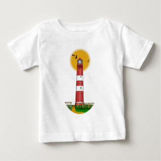 Camiseta De Bebé Faro de Amrum Alemania