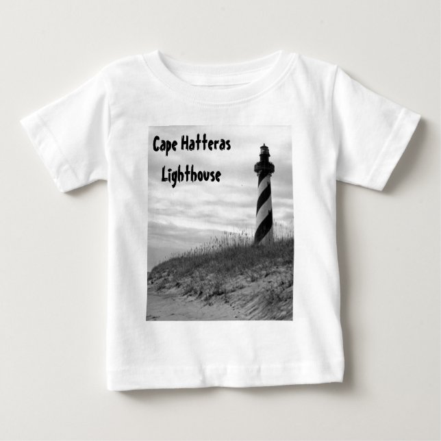Camiseta De Bebé Faro de Cape Hatteras (Anverso)