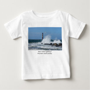Camiseta De Bebé Faro de Morris Island Splash