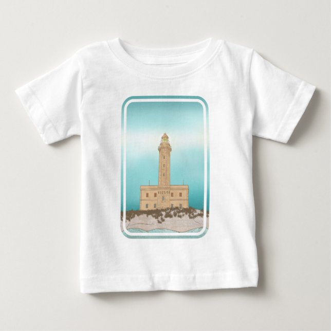 Camiseta De Bebé Faro de Vieste Italia (Anverso)