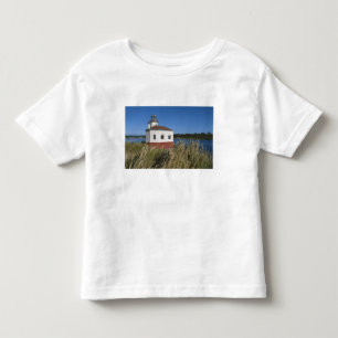 Camiseta De Bebé Faro del río Coquille, Oregón, EE. UU.