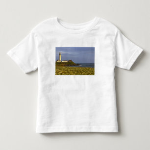 Camiseta De Bebé Faro en Pigeon Point State Beach en San