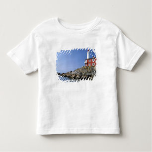 Camiseta De Bebé Faro Fisgard en la colina Fort Rodd