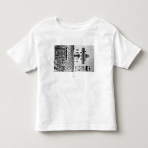 Camiseta De Bebé Faro PhotographYaquina de la bahía de Yaquina, O