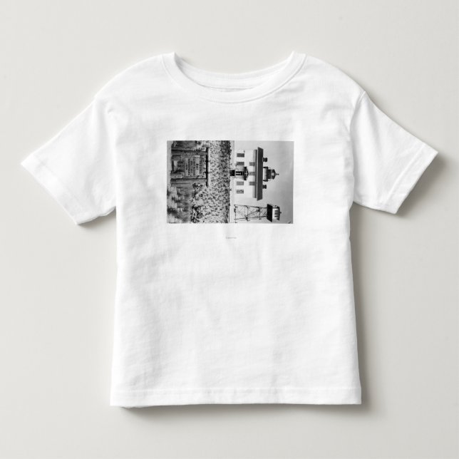 Camiseta De Bebé Faro PhotographYaquina de la bahía de Yaquina, O (Anverso)