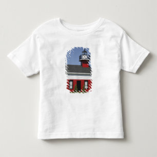 Camiseta De Bebé Faro reubicado en la orilla en Douglas cerca