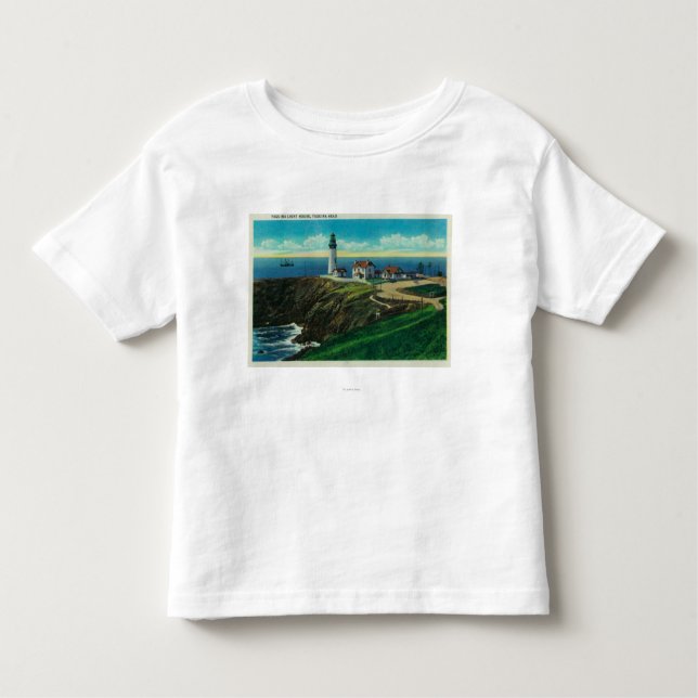 Camiseta De Bebé Faro y Yaquina HeadYaquina de Yaquina, O (Anverso)