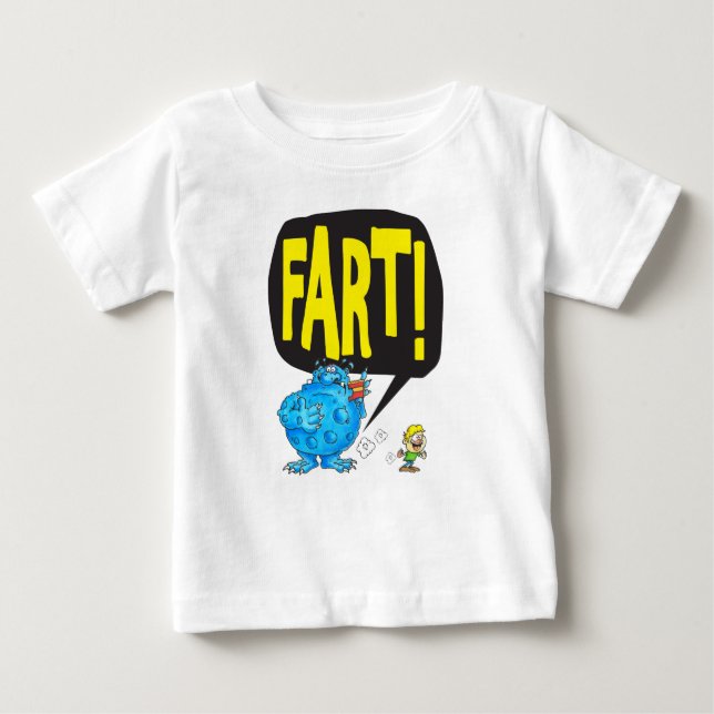 Camiseta De Bebé FART (blanco) (Anverso)