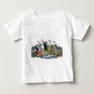 Camiseta De Bebé Fauna norteamericana