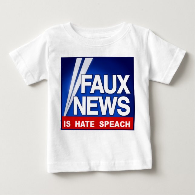Camiseta De Bebé Faux News (Anverso)