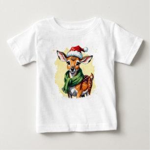 Camiseta De Bebé Favoritos divertidos de los Navidades de animales