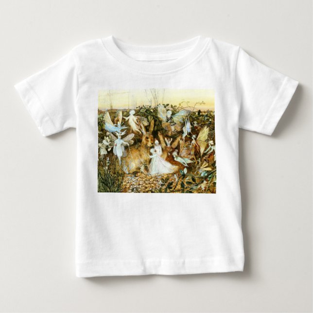 Camiseta De Bebé Fe y conejo (Anverso)