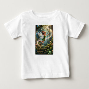 Camiseta De Bebé Fe y confianza y polvo de hadas -