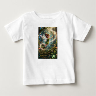 Camiseta De Bebé Fe y confianza y polvo de hadas - 