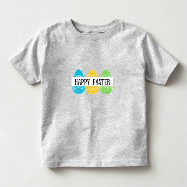Camiseta De Bebé Felices Eggs de Pascua 2 (Anverso)