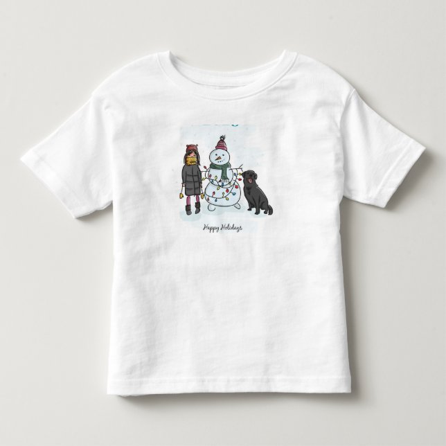 Camiseta De Bebé Felices Fiestas (Anverso)