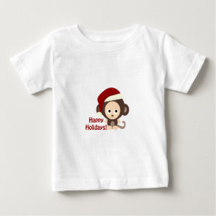 Camiseta De Bebé ¡Felices Fiestas! Mono bebé