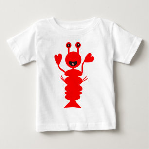 Camiseta De Bebé Felices Lobster
