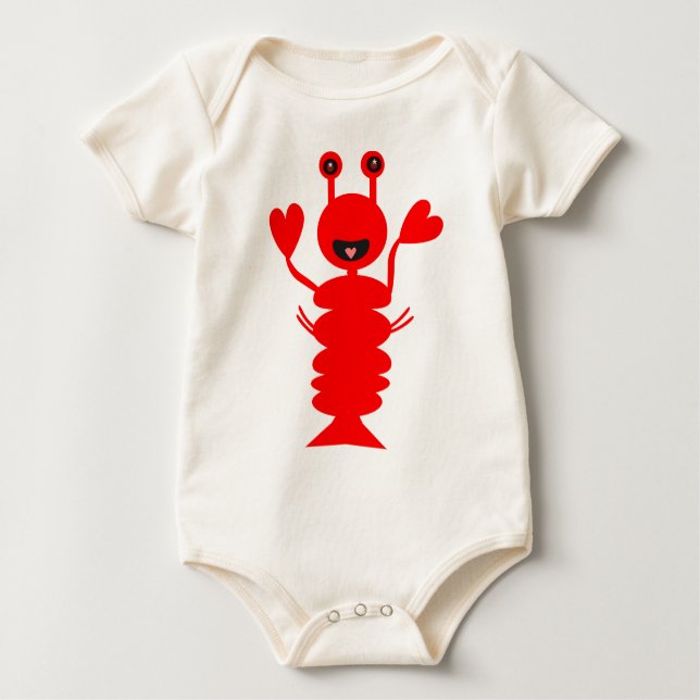 Camiseta De Bebé Felices Lobster (Anverso)