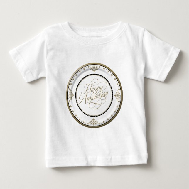 CAMISETA DE BEBÉ FELICES REGALOS ANIVERSARIOS (Anverso)
